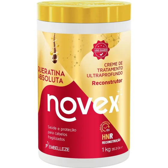 Creme De Tratamento Novex Queratina Absoluta 1kg Tamanho UNICA-1KG