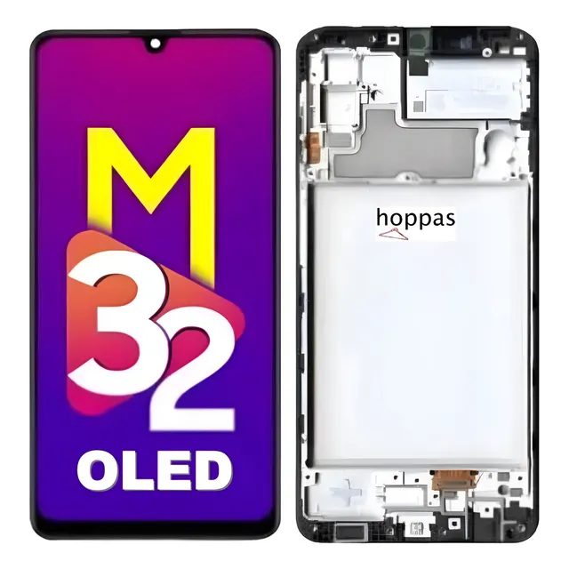 Tela Touch Display Frontal Oled Compatível Galaxy M32 C/aro