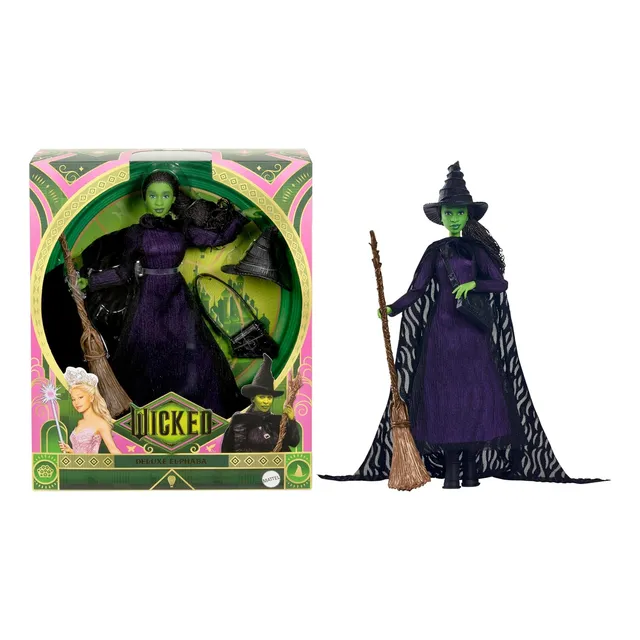 Muñeca Wicked Elphaba Fashion Y Accesorios Deluxe