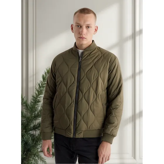 Campera Bomber Negra Reversible Verde Militar Equus Berlin