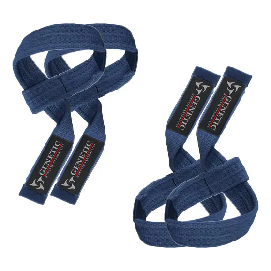 2 Pares Cintas D Agarre Powerlifting Straps Potencia Genetic