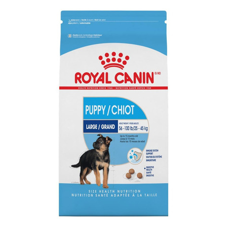 Alimento Royal Canin Size Health Nutrition para perro cachorro de raza  grande sabor mix en bolsa de 15.9kg