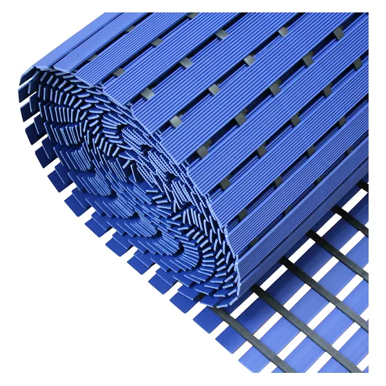 Mat Piso Pvc Spa Y Zonas Húmedas 91 Cm X 13 Mts Azul qrubber