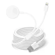 Cargador 2 En 1 Para Apple Watch Y Iphone/ipad Blanco