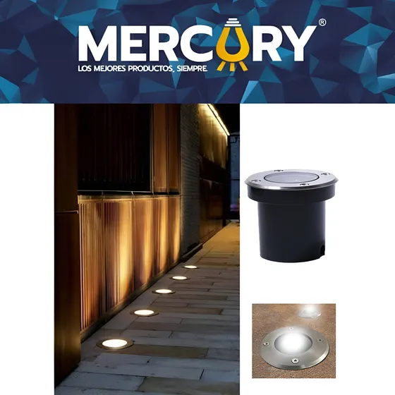 Lampara Led Tipo Spot De Piso O Bala Alto Impacto 3w Mercury
