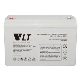 Batería Vlt Ciclo Profundo Gel 12v 100ah Batería Vlt Ciclo Profundo Gel 12v 100ah