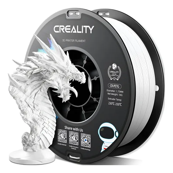 Filamento Cr - Petg 1.75mm - 1kg - Blanco