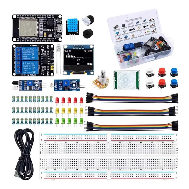 Kit De Módulo Básico De Inicio Esp32 Wifi Iot Para Arduino