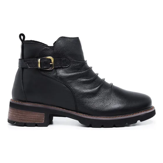 Bota Coturno Feminino Cano Curto Tratorado Lançamento 0657
