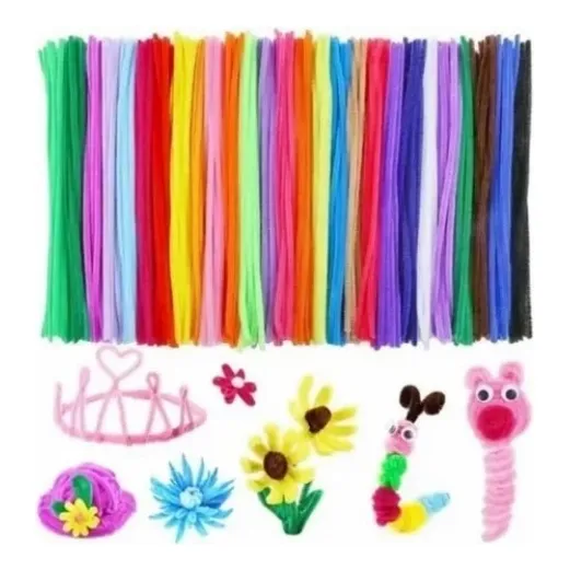 Limpia Pipas Limpiapipas Colores Surtidos Mate C/100 Piezas