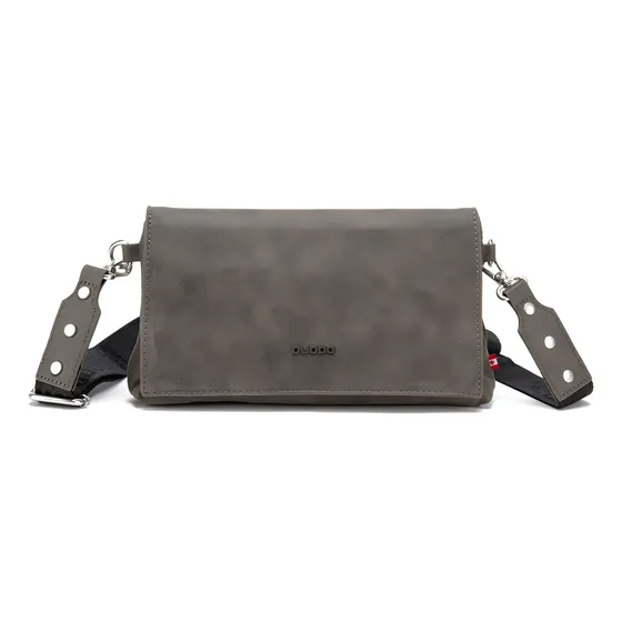 Bandolera Bubba Essentials Verde Cuero Vegano Correa Ajustable | Cuotas sin interés