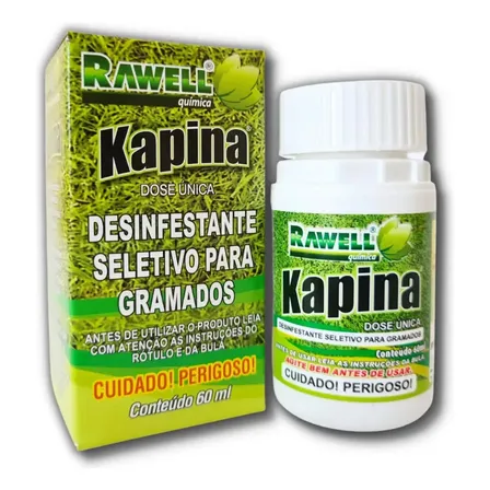 Herbicida Kapina 60ml Mata Mato Erva Daninha Gramado