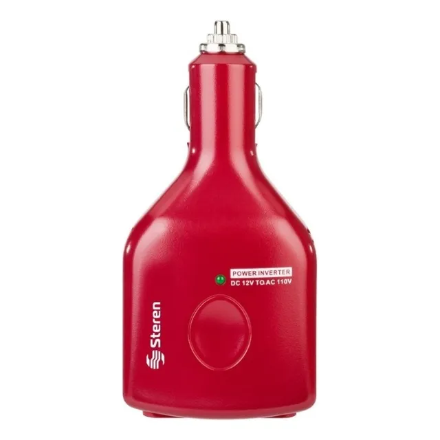 Inversor Corriente Automotriz 75w Steren Inv-075 Usb 12/110v