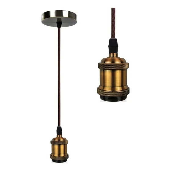 Lampara Colgante Vintage Color Oro