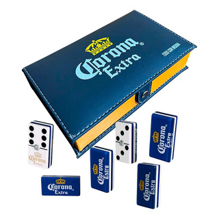 Domino Corona Extra Fondo Azul Y Baraja Española Corona Domino Corona Extra Fondo Azul Y Baraja Española Corona