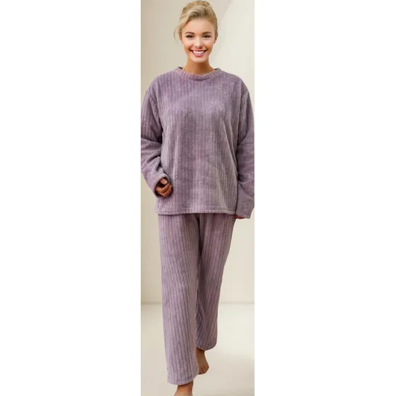 Pijama Mujer Polar Super Soft Terrenal Lisos Super Suave
