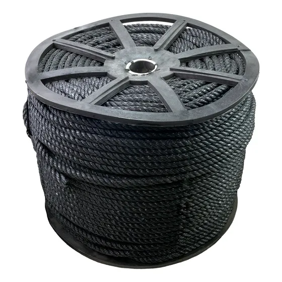 Cuerda De Polipropileno (negra) Cal.13 30kg Plus