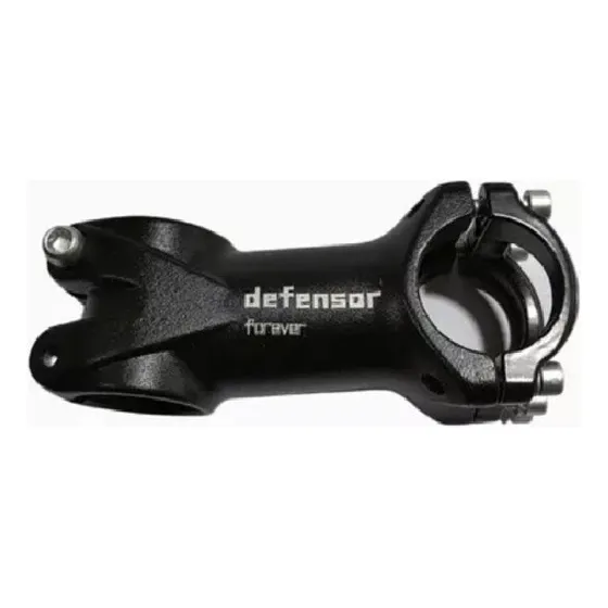 Tee Potencia Para Manubrio Aluminio 80 Mm Negro Largo 12.3 Cm