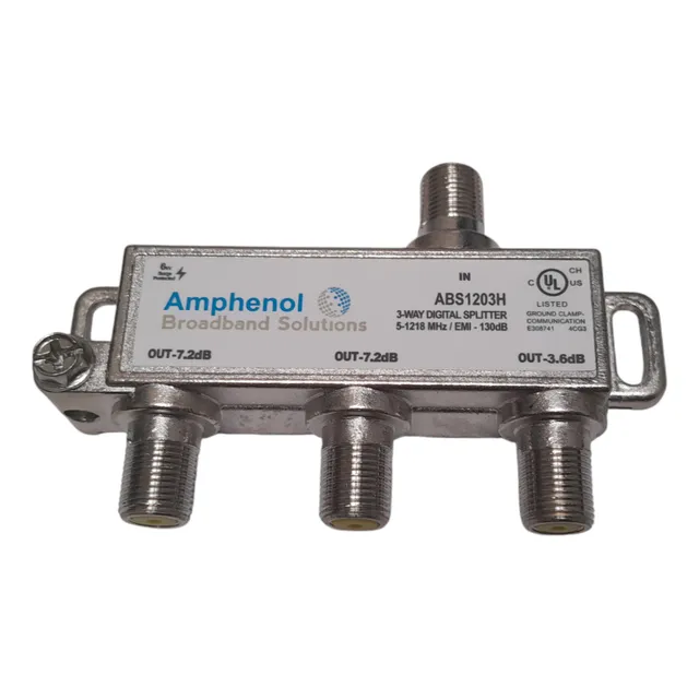 Derivador Divisor Splitter De Tres Vías Marca Pct Cable Tda 