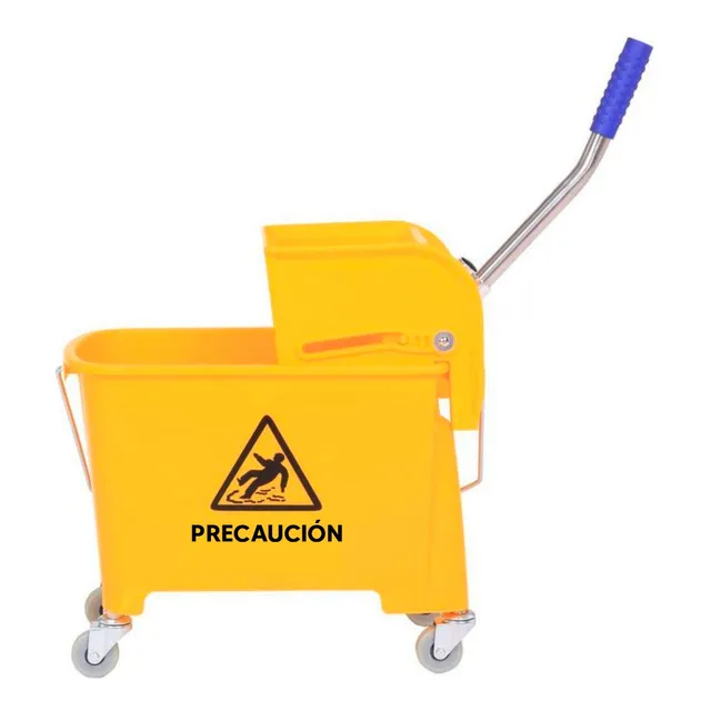 Cubeta Con Exprimidor De 20 Litros Uso Industrial Komfort