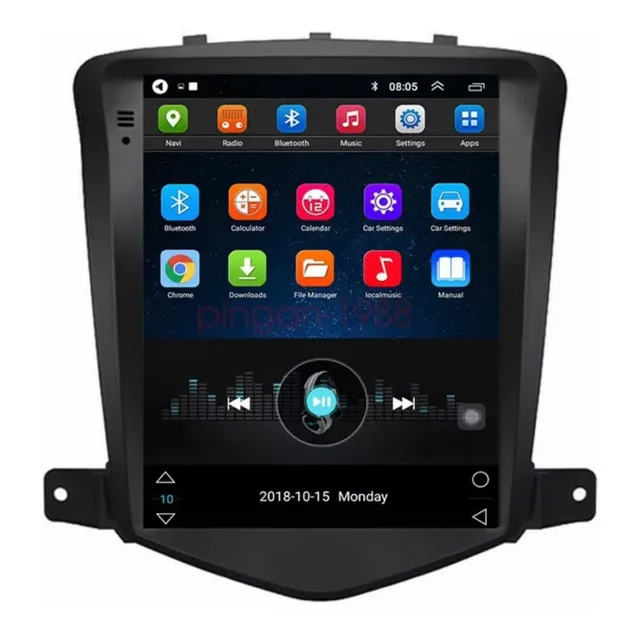 Pantalla Radio Android Tipo Tesla Chevrolet Cruze 2011-2013
