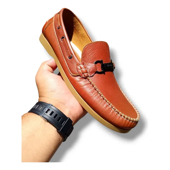 Mocasines Casuales Para Caballero Original En Cuero