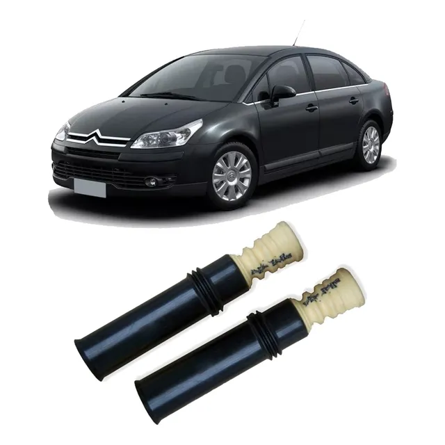 Par Kit Batente+coifa Amortec Tras Citroën C4 Pallas 07 À 13