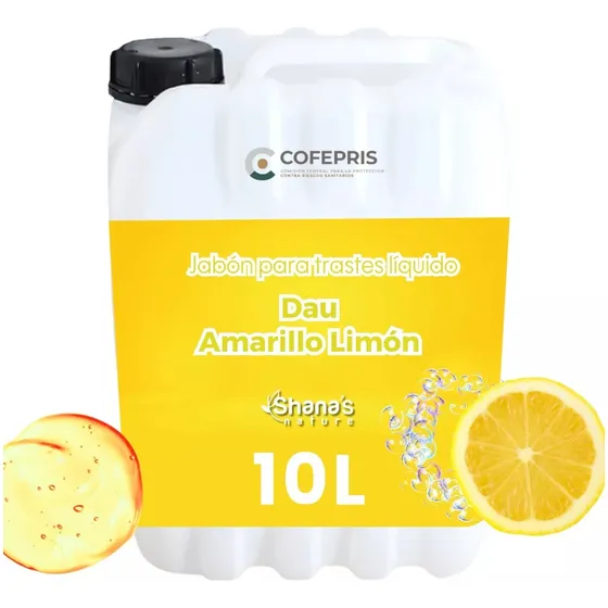 Jabon Para Trastes Liquido Trastes Dau Amarillo Limon 10 L