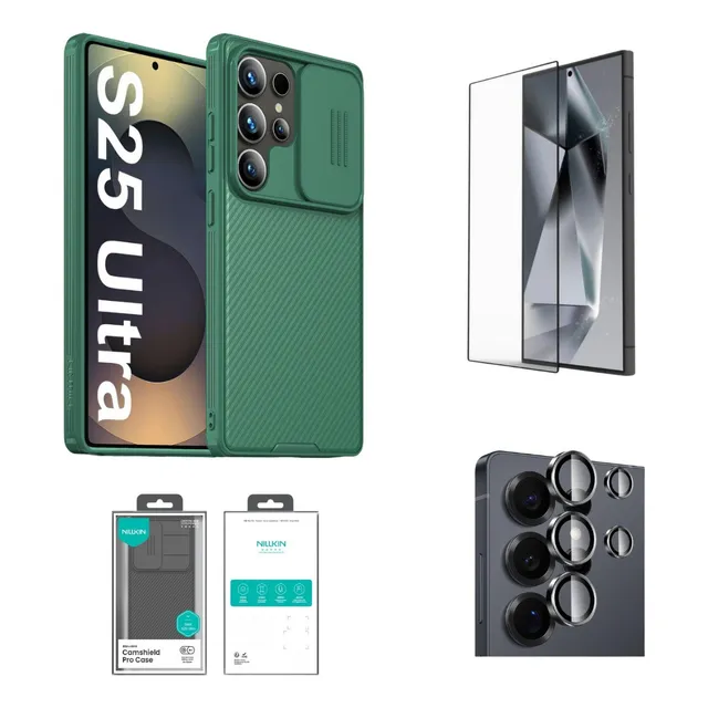 Case Nillkin Para Samsung S25 Ultra + Mica Pantalla Y Cámara