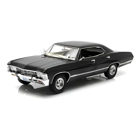 Impala 67 -carro Supernatural Miniatura Colecionável Preto