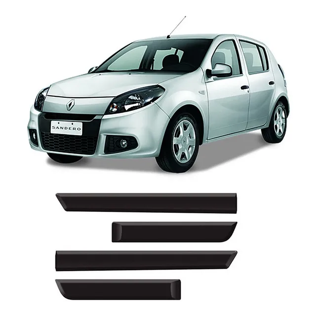 Moldura Ancha Renault Sandero 2007 A  2013 Para 4 Puertas