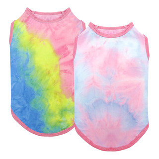 Paquete De 2 Camisas Para Perros Cyeollo Con Efecto Anudado, Paquete De 2 Camisas Para Perros Cyeollo Con Efecto Anudado,