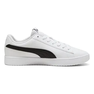Tenis Casuales Puma Rickie Classic, Unisex, Blanco Y Negro Blanco Y Negro Lisa 26.5 Mx