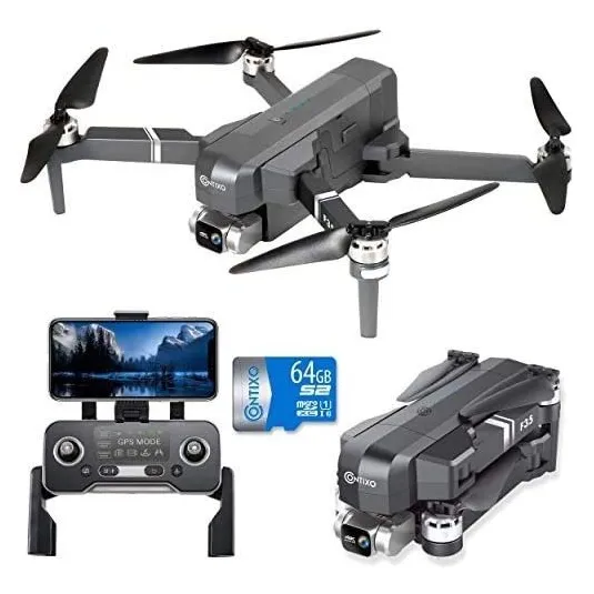 Dron Contixo F35 Cámara 4k Uhd Con Gps Wifi 5g - Negro
