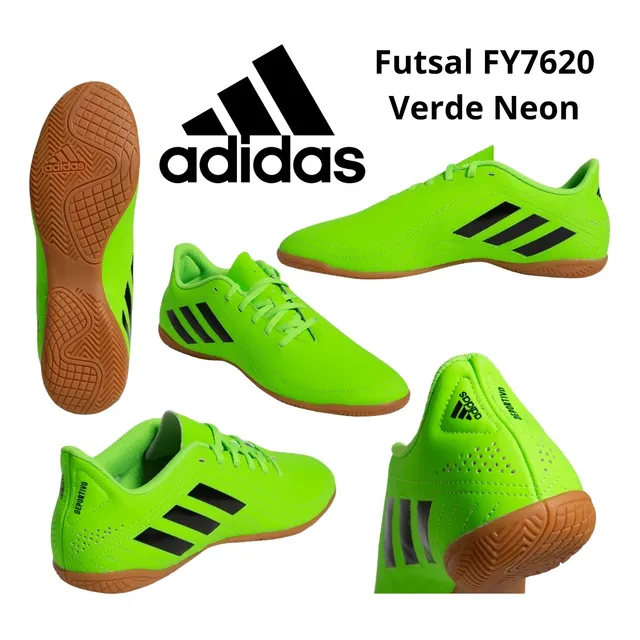 Zapatos Futsal adidas Fy7620 Original 28cm Verde Neon