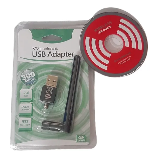 Antena Wifi Usb Mini Tarjeta Receptor  802.11n/g/b Pc Nueva