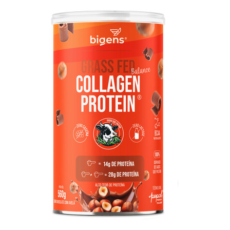 Grass Fed Collagen Protein® 28g Proteína Premium Sabor Avelã Grass Fed Collagen Protein® 28g Proteína Premium Sabor Avelã