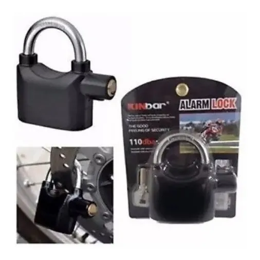 Candado Alarma Bicicletas Motos Puertas Local Alarm Lock