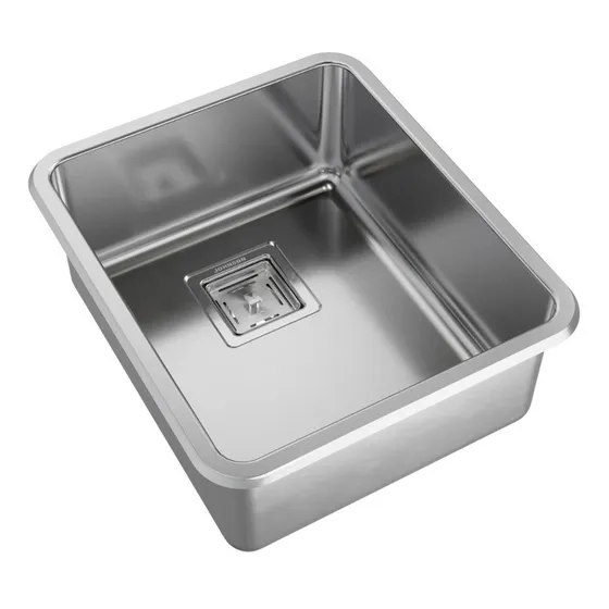 Pileta Bacha Johnson Q40cr Sopapa cestillo Acero Inox