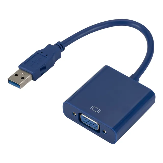 Adaptador Usb3.0 A Vga Para Conexión De Pc/proyector