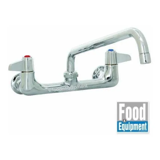 Grifería Industrial  Montaje En Pared, Centros De 8 Pulgadas