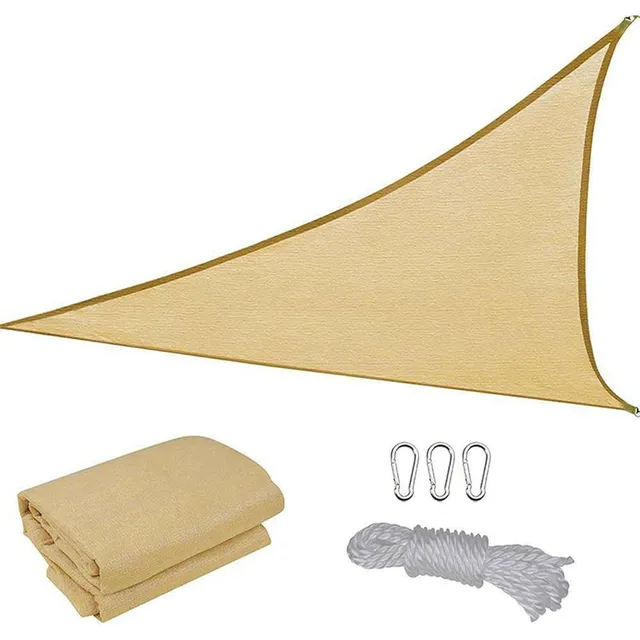Toldo Vela Triangular Sombra Terraza Anti Uv 3.6mx3.6mx3.6m