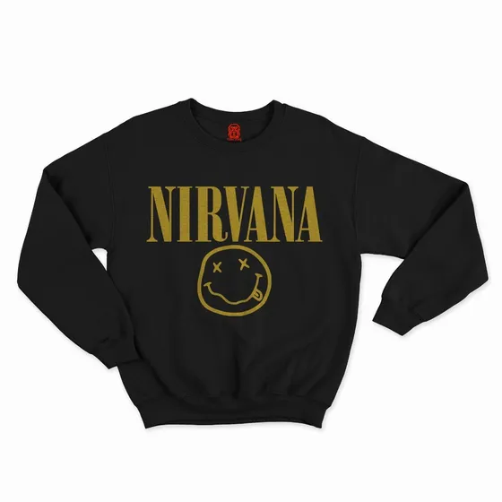Polera Cuello Redondo Nirvana Banda De Rock 001