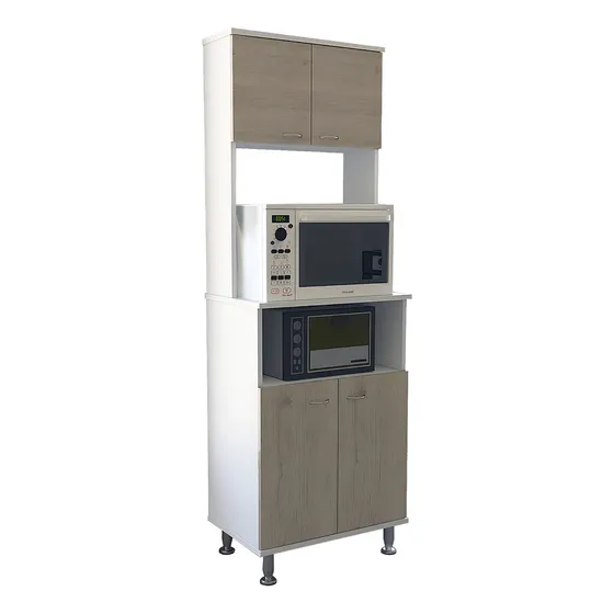 Mueble Cocina Kitchen 54 Blanco/rovere Color Blanco-Rovere