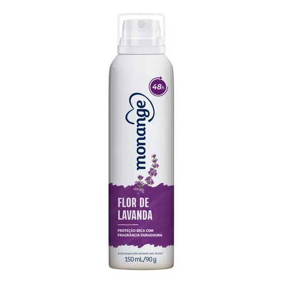 Desodorante Monange Flor De Lavanda Aerosol Antitranspirante