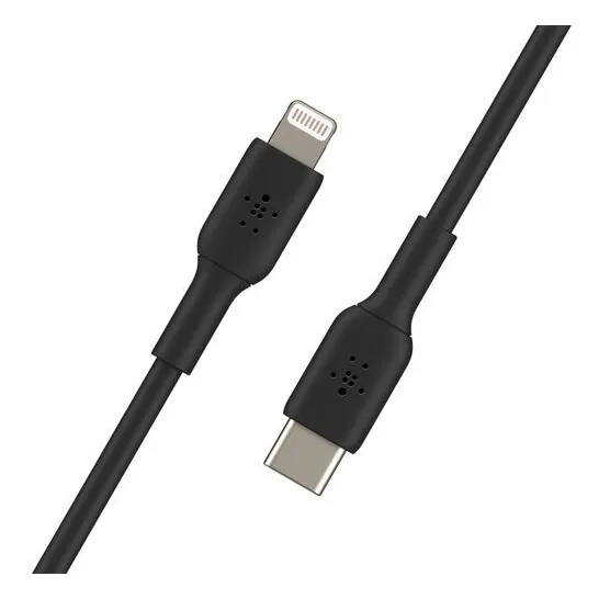 Cable De Usb-c A Lightning Boost Charge 1m Negro - Belkin