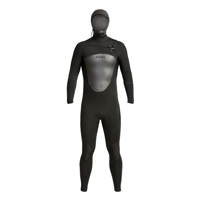Traje De Neopreno Frontal Con Capucha De Eje Para Hombre De