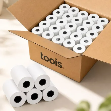 Caja X 50 Rollos Papel Térmico 80mm X 80mm