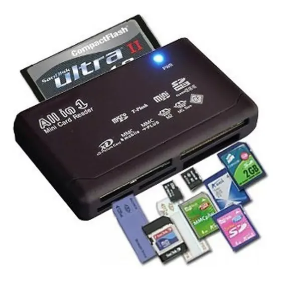 Leitor Cartão Memória Usb Compact Flash Sdhc Sim Multilaser