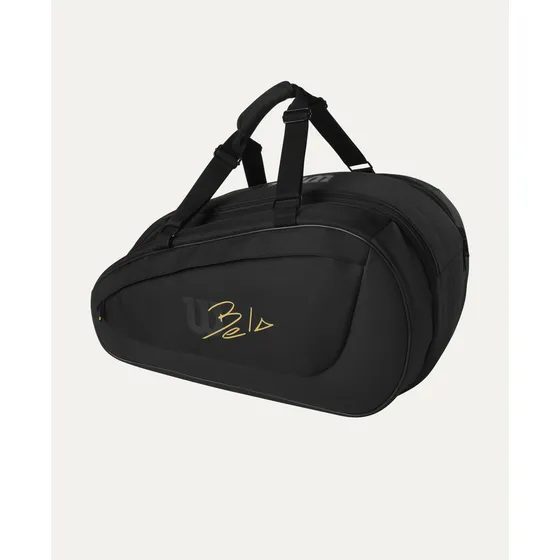 Bolso Paletero Wilson Bela Dna Super Tour En Palermo Tenis Negro